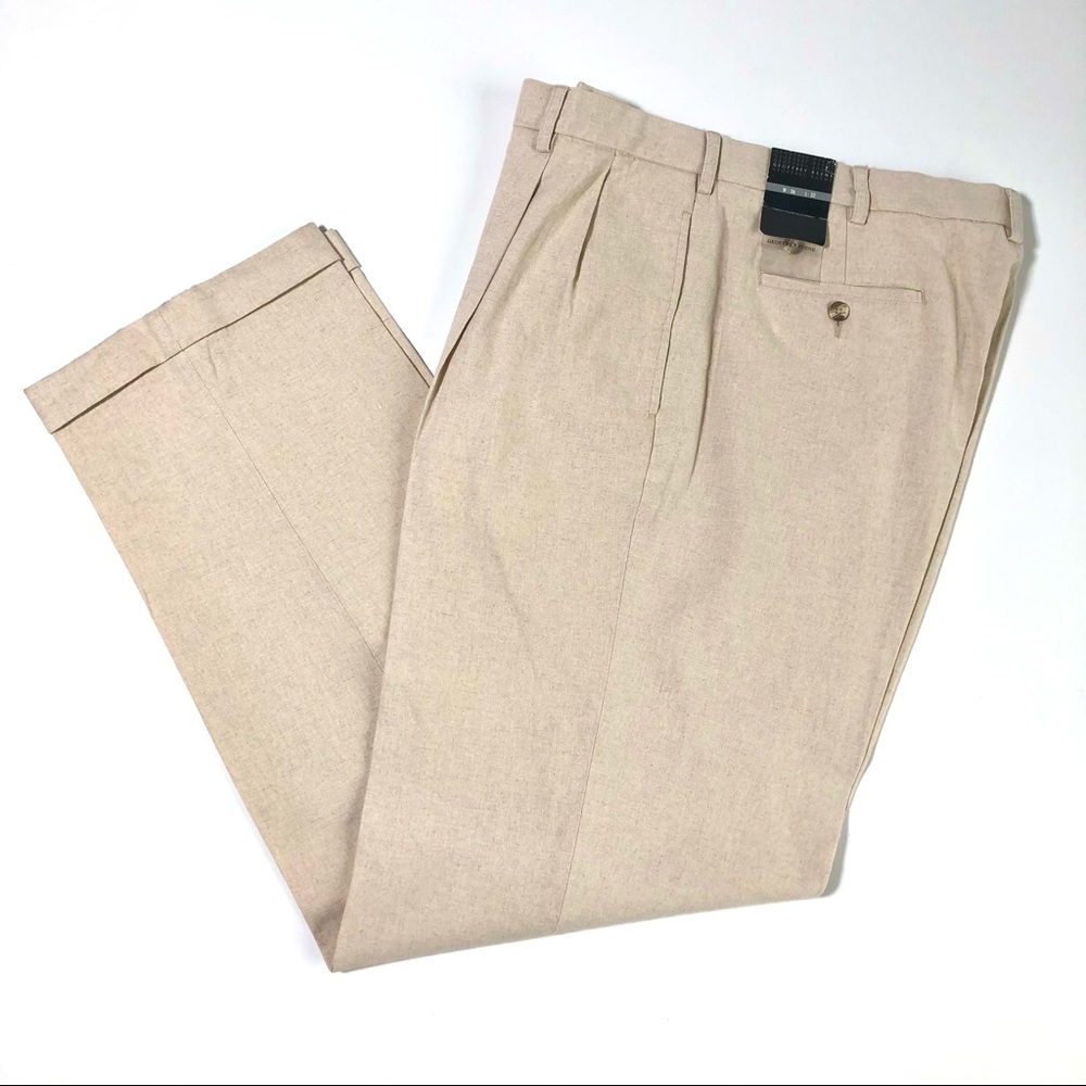 GEOFFREY BEENE men’s linen blend pants